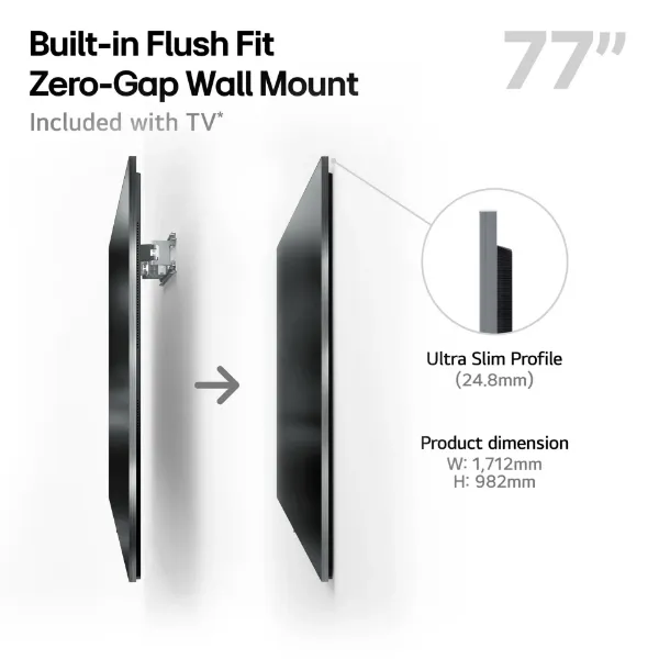 LG OLED77G54LW.AEK 77" 4K OLED Smart TV_mount