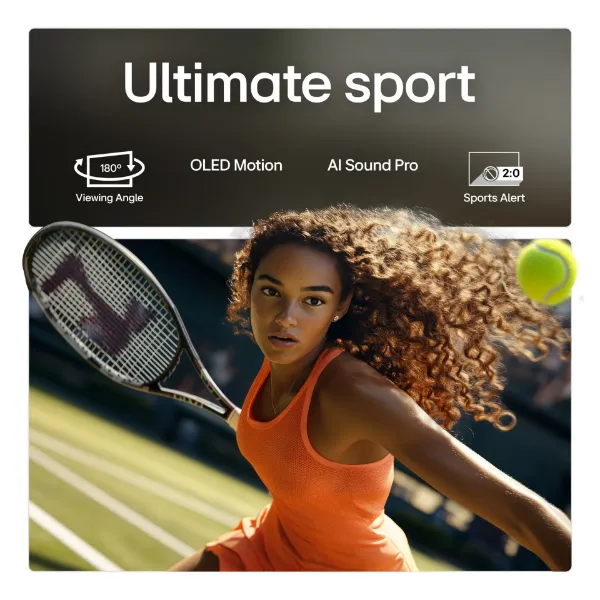 LG OLED55G54LW.AEK OLED evo AI G5 55" 4K Smart TV_sport