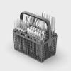 Smeg DI262D 60cm Fully Integrated Dishwasher in black _ basket