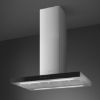 Smeg KBTI9L4VN 90cm Island Auto-Vent 2.0 Hood Stainless Steel with Black Glass main 2