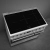 Smeg C92IMX2 Symphony Classic Full Electric Cooker with Induction Hob_hob