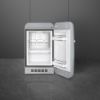 Smeg FAB5RSV5 40cm 50s Style Minibar Right Hand Hinged In Silver_inside