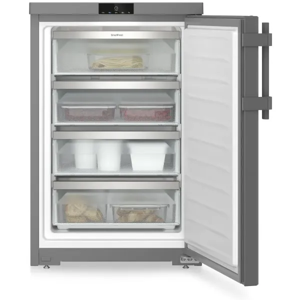 Liebherr Fdgd 1404 Pure Undercounter Freezer with SmartFrost in Dark Grey_open door
