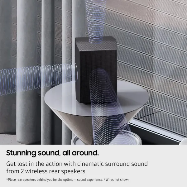Samsung HW-Q930F/XU 9.1.4ch Q-Series Soundbar with Subwoofer & Rear Speakers - Titan Black_sound 02