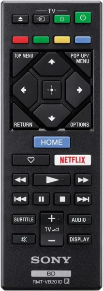 Sony UBPX700KB.CEK 4K Ultra HD Blu-Ray Player - Black_remote