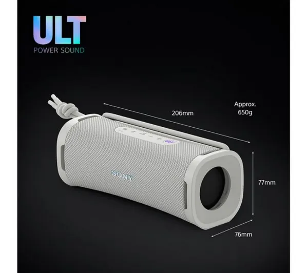 Sony SRSULT50W.CE7 Wireless Bluetooth Portable Speaker - Off White_dimensions