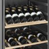Smeg SCV115G 60cm Freestanding Classic Wine Cooler with Right Hand Hinge SS shelves 2