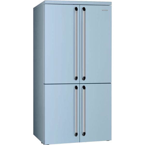 Smeg FQ960PB6 90cm Victoria Four Door Fridge Freezer Pastel Blue main