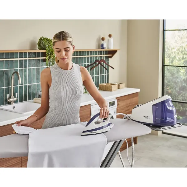 Morphy Richards 333202 Speed Steam 3000W Steam Generator - Purple_ironing