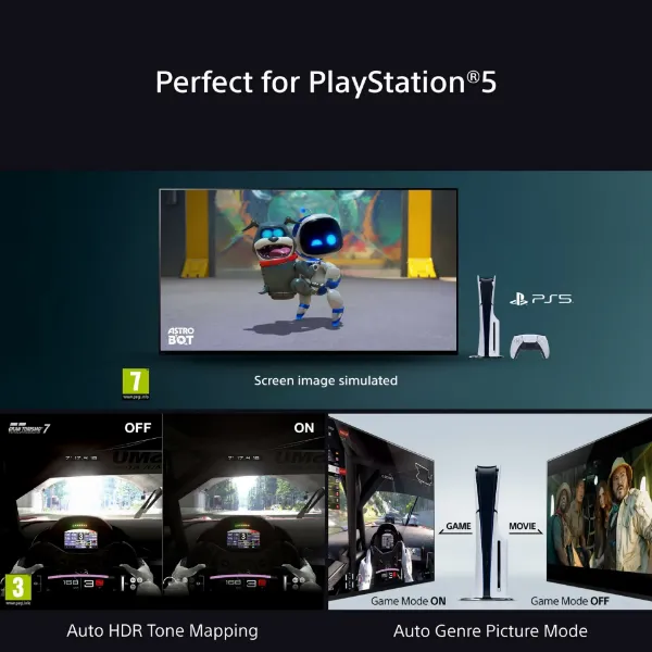 Sony K43S38BP.UKA 43" 4K HDR Google TV_play station 5