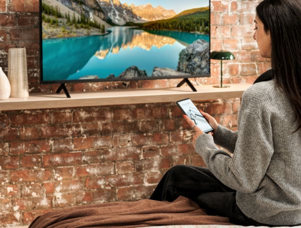 Sony K55S38B.UKA 55" 4K HDR Google TV_room view 1