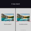 Sony K55S38B.UKA 55" 4K HDR Google TV_2 way stand