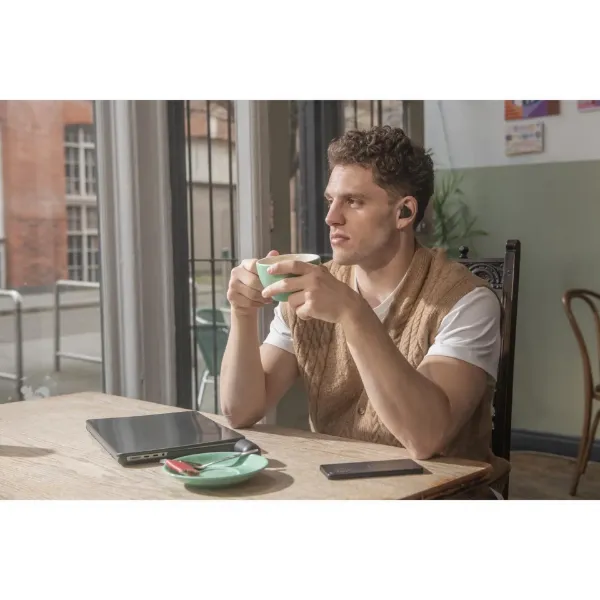 Sony WFC710NB.CE7 Wireless Noise Cancelling Bluetooth Earbuds - Black_in use 5