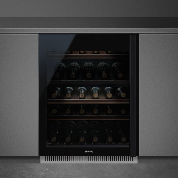 Smeg CVI638LN3 60cm Dolce Stil Novo U/C Wine Cooler with LH Hinge Eclipse main 2