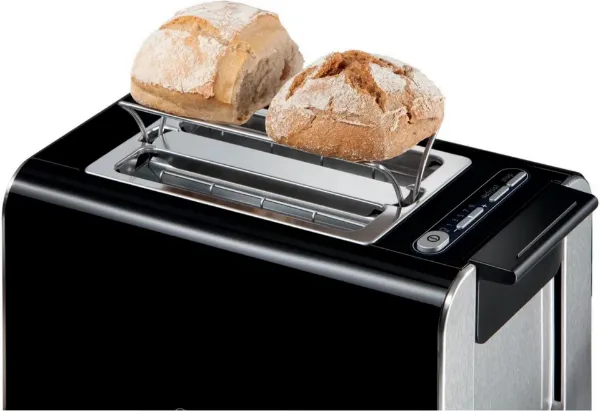 Bosch Styline TAT8613NGB 2 Slice Toaster -Black_in use