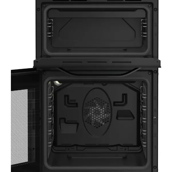 Hotpoint HDE5VDCB 50cm Electric Double Cooker with Ceramic Hob - Black_interior