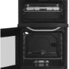 Hotpoint HTG5GCW 50cm Gas Twin Cooker - White_door open