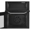 Hotpoint HDD6GDC2W 60cm Dual Fuel Double Cooker with Glass Lid - White_interior
