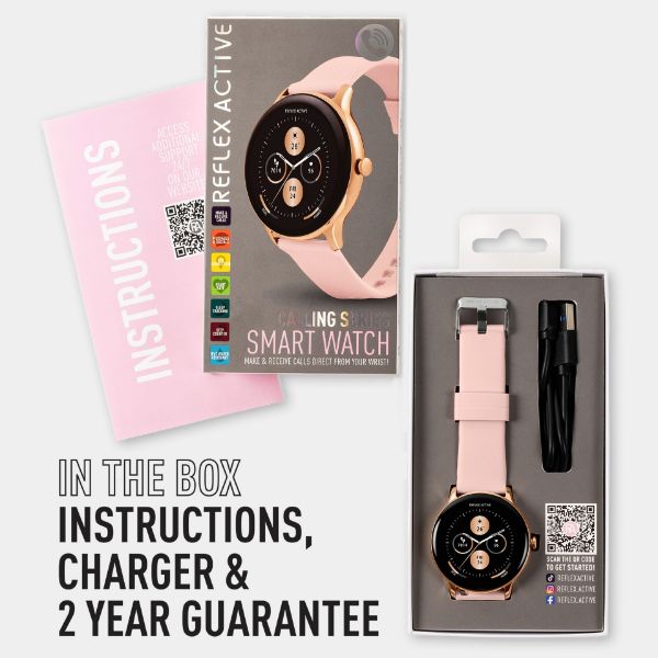 Reflex Active RA22-2184 Series 22 Pink Smart Calling Watch - Pink_contents