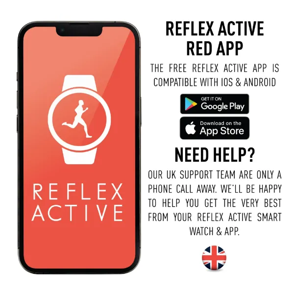 Reflex Active RA23-2166 Series 23 Smart Watch - RGP - Pink_app