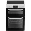 Hotpoint HDE6VDW 60cm Electric Double Cooker with Multiflow - White_main