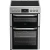 Hotpoint HDE6VDCAX 60cm Electric Double Cooker with Air Fry - Stainless Steel_main