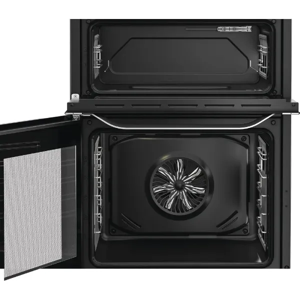 Hotpoint HDE6IDC2X 60cm Electric Double Cooker with Induction Hob - Stainless Steel_interior