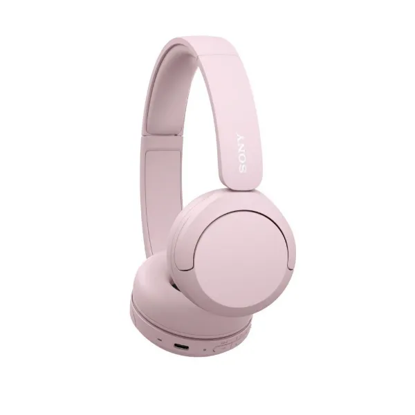 Sony WHCH520P.CE7 Wireless Bluetooth Over ear headphones - Pink_angled view 1