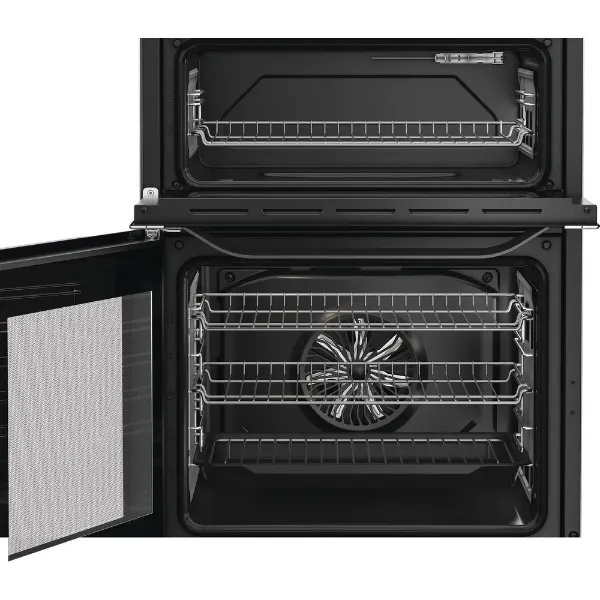 Hotpoint HDE6IDC2SA 60cm Electric Double Cooker with Induction Hob - Anthracite_shelves