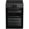 Hotpoint HDE6IDC2SA 60cm Electric Double Cooker with Induction Hob - Anthracite_main