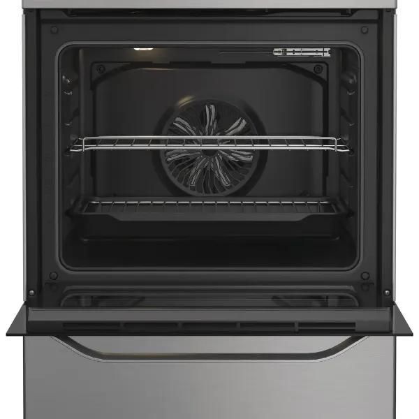 Hotpoint H6V5KMX/UK 60cm Electric Single Cooker with Multiflow - Stainless Steel_shelves