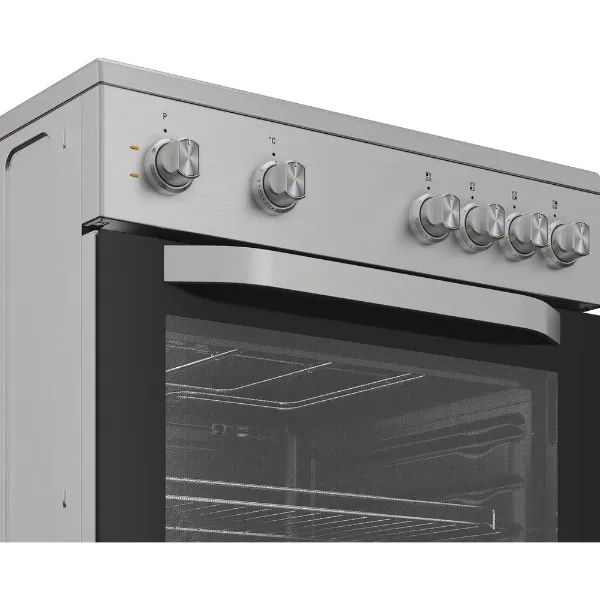 Hotpoint H6V5KMX/UK 60cm Electric Single Cooker with Multiflow - Stainless Steel_knobs