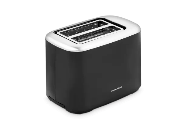 Morphy Richards 222064 2 Slice Toaster - Black_angled view