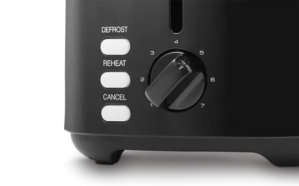 Morphy Richards 222064 2 Slice Toaster - Black_controls
