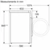 Bosch WGH254A0GB Series 6 10kg 1400 Spin Washing Machine _dimensions