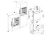 Hotpoint HOEU25CZXUK 59.5cm Built In Electric Single Oven - Stainless Steel_dimensions