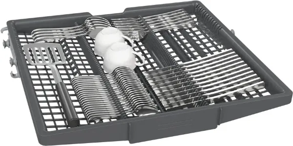 Siemens SN25EC13CE iQ500 60cm Freestanding Dishwasher in Brushed Black Steel Anti-fingerprint_cutlery tray