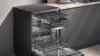 Siemens SN25EC13CE iQ500 60cm Freestanding Dishwasher in Brushed Black Steel Anti-fingerprint_open door