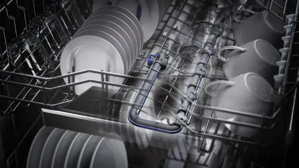 Siemens SN27TI02CE iQ700 60cm Freestanding Dishwasher in Brushed Steel Anti-fingerprint_interior