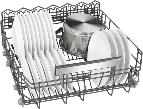 Siemens SN27TI02CE iQ700 60cm Freestanding Dishwasher in Brushed Steel Anti-fingerprint_lower basket
