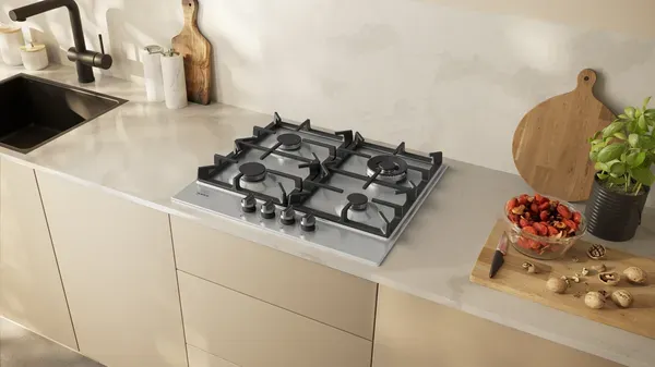Neff T26CIH8N0 N 70 Gas hob 60 cm Stainless steel main 2
