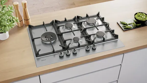 Neff T27CIS8N0 N 70 Gas hob 75 cm Stainless steel main 2