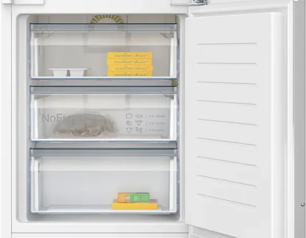 Neff KI7962FD0G N 50 Built-in fridge-freezer with freezer at bottom 193.5 x 55.8 cm flat hinge shelves 2
