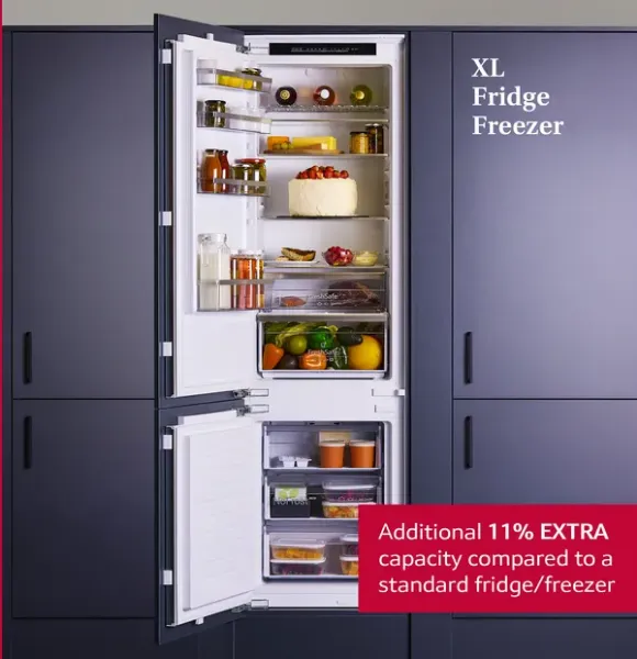 Neff KI7962FD0G N 50 Built-in fridge-freezer with freezer at bottom 193.5 x 55.8 cm flat hinge feature 7