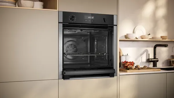 Neff B6ACH7AN7B N 50 Built-in oven 60 x 60 cm Stainless steel open 2