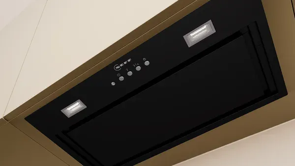 Neff D54NAC1S0B N 70 Canopy cooker hood 52 cm Black under