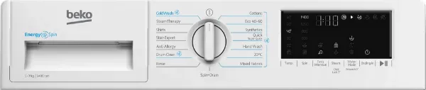 Beko WTIK741511 7kg 1400 Spin Integrated Washing Machine_controls
