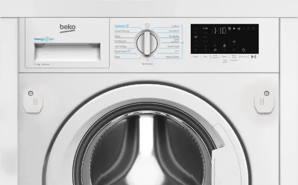 Beko WTIK741511 7kg 1400 Spin Integrated Washing Machine_side