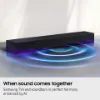 Samsung HW-B400F/XU 2.0ch Soundbar with 4 speakers - Titan Black_sound 2