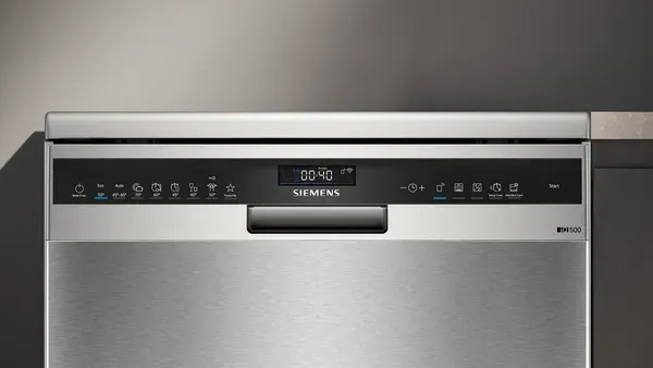 Siemens SN25EI13CE iQ500 Free-standing dishwasher 60 cm Brushed steel anti-fingerprint controls